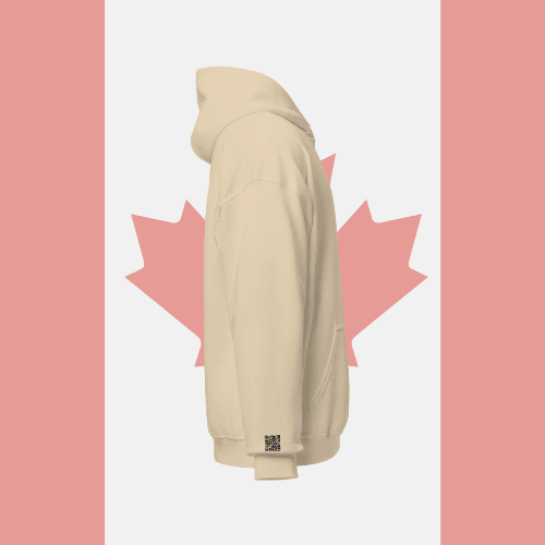 🌐 QR Hoodie - Capitals of The World (Toronto) Wearing Memory