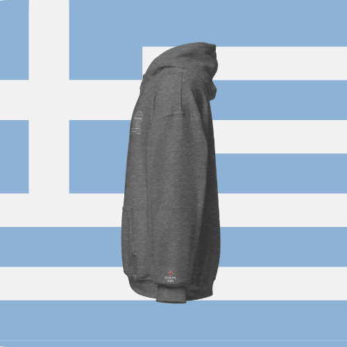 🌐 QR Hoodie - Capitals of The World (Athens) Wearing Memory