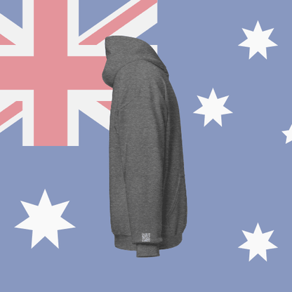 🌐QR Hoodie - Capitals of The World (Sydney) Wearing Memory