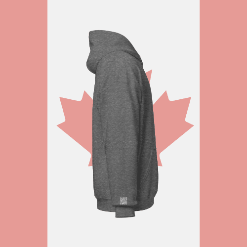 🌐 QR Hoodie - Capitals of The World (Toronto) Wearing Memory