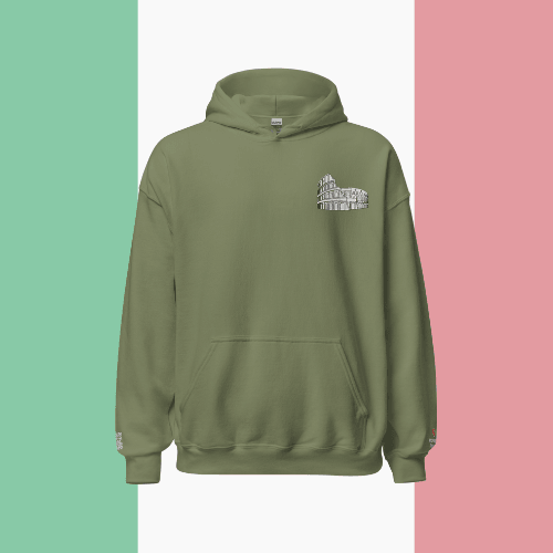 🌐 QR Hoodie - Capitals of The World (Rome) Wearing Memory