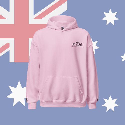 🌐QR Hoodie - Capitals of The World (Sydney) Wearing Memory