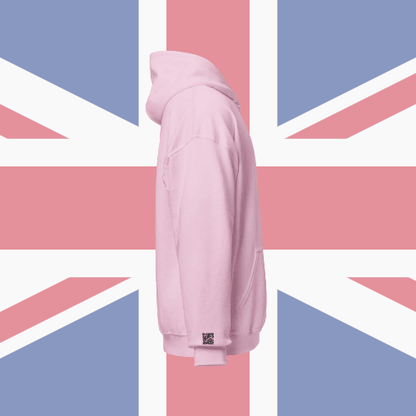 🌐 QR Hoodie - Capitals of The World (London) Wearing Memory