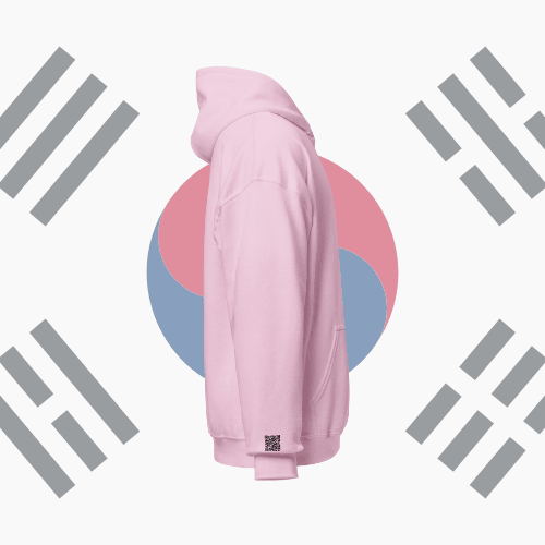 🌐 QR Hoodie - Capitals of The World (Seoul) Wearing Memory