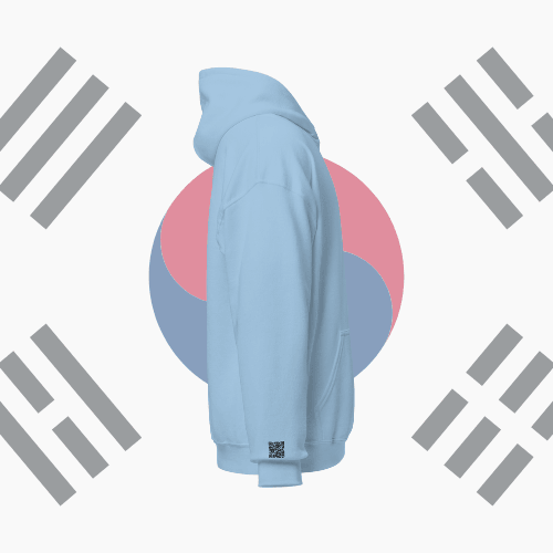 🌐 QR Hoodie - Capitals of The World (Seoul) Wearing Memory