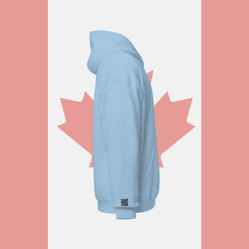 🌐 QR Hoodie - Capitals of The World (Toronto) Wearing Memory