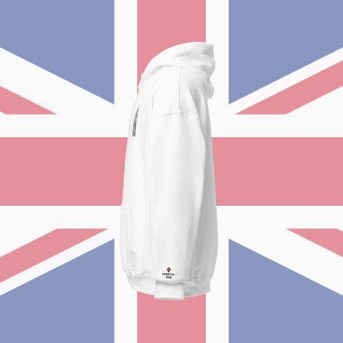 🌐 QR Hoodie - Capitals of The World (London) Wearing Memory