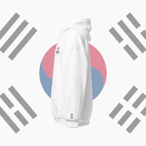 🌐 QR Hoodie - Capitals of The World (Seoul) Wearing Memory