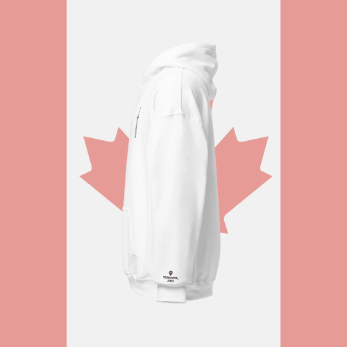 🌐 QR Hoodie - Capitals of The World (Toronto) Wearing Memory