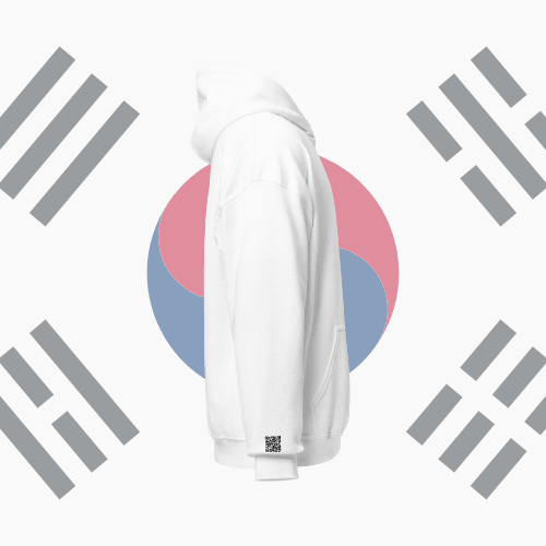 🌐 QR Hoodie - Capitals of The World (Seoul) Wearing Memory