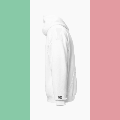 🌐 QR Hoodie - Capitals of The World (Rome) Wearing Memory